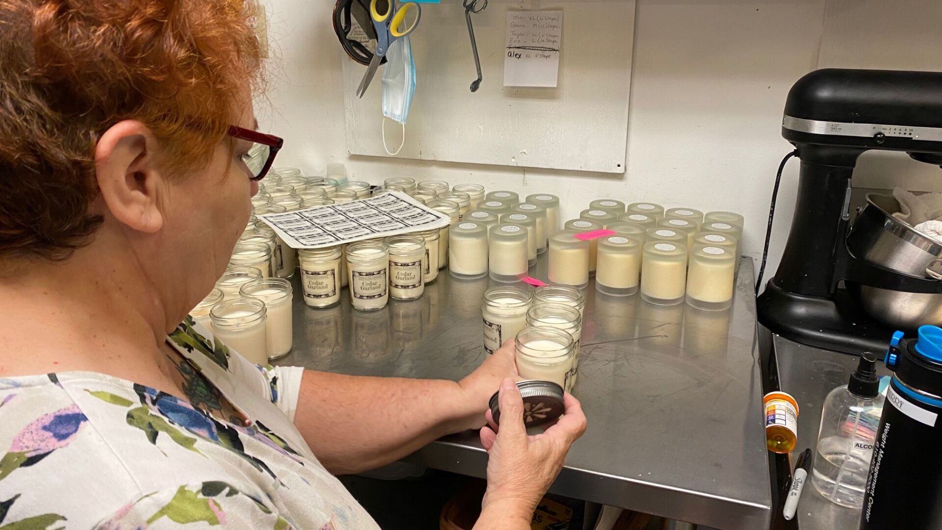 Kutztown Folk Festival candles for fall festival